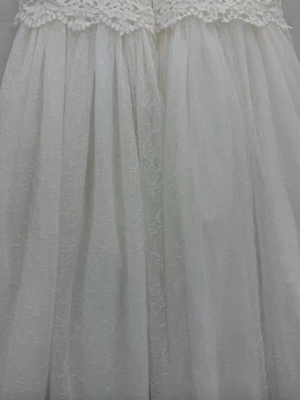NWT Trish Scully KATRINA GOWN WHITE Size 14 LACE WEDDING Cap Sleeves